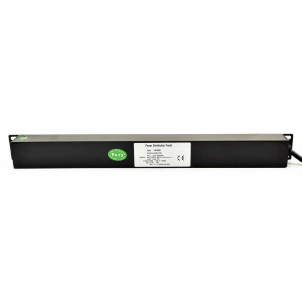 19" PDU paneeli 9-portti (EU), EU-pistoke