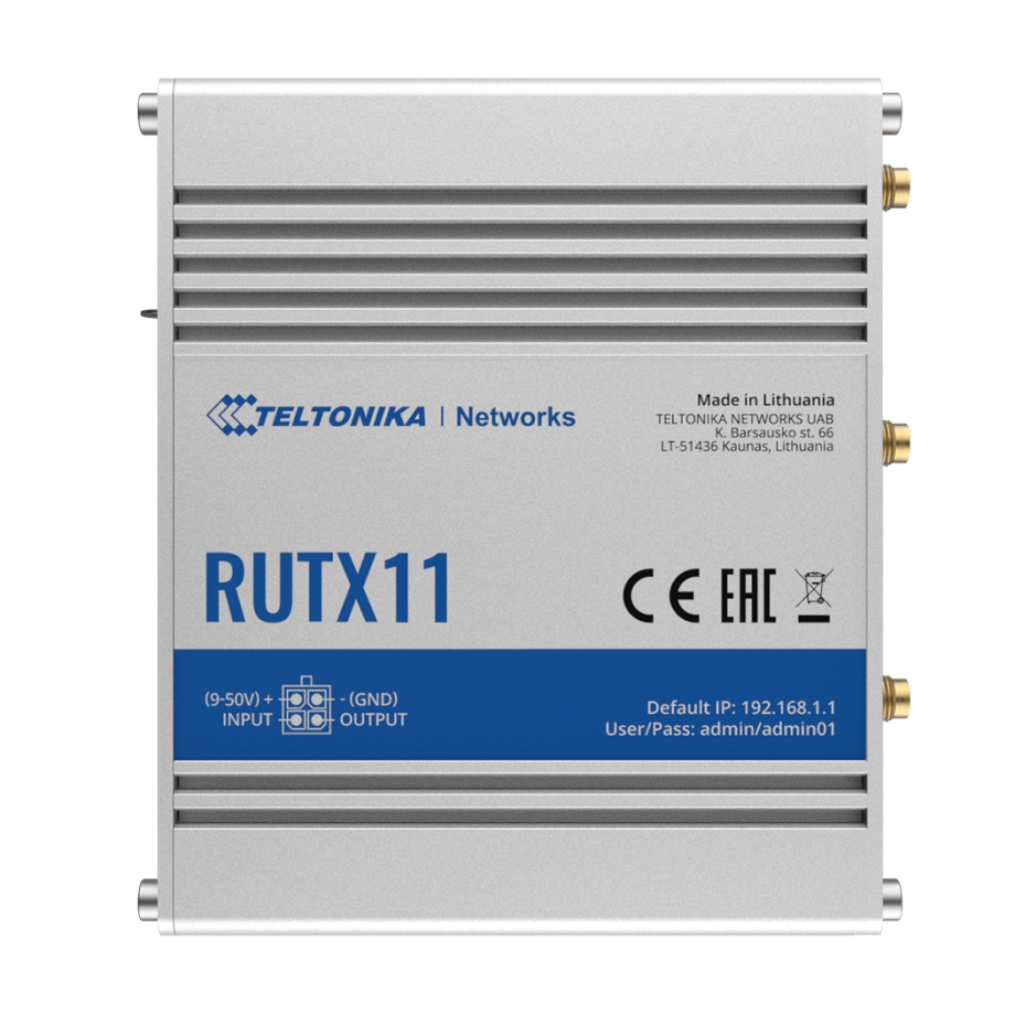 Teltonika RUTX11 WiFi LTE Cat6-reititin