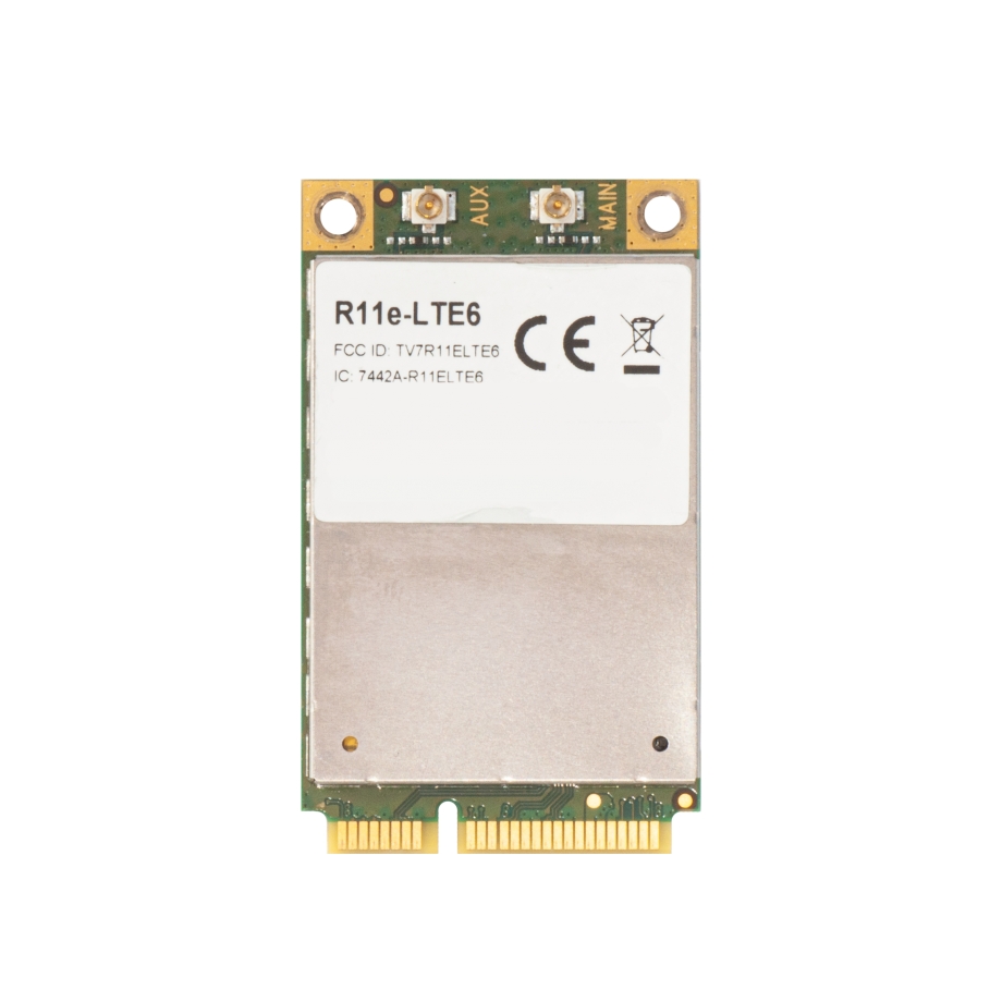 MikroTik mini-PCIe 4G LTE kartta R11e-LTE6