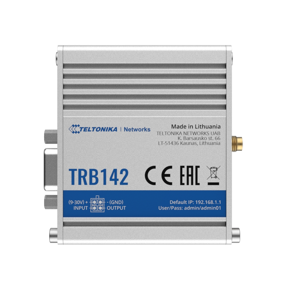 Teltonika TRB142 LTE RS232 Yhdyskäytävä
