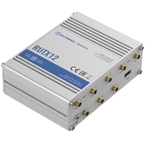 Teltonika RUTX12 Dual LTE Cat6-reititin