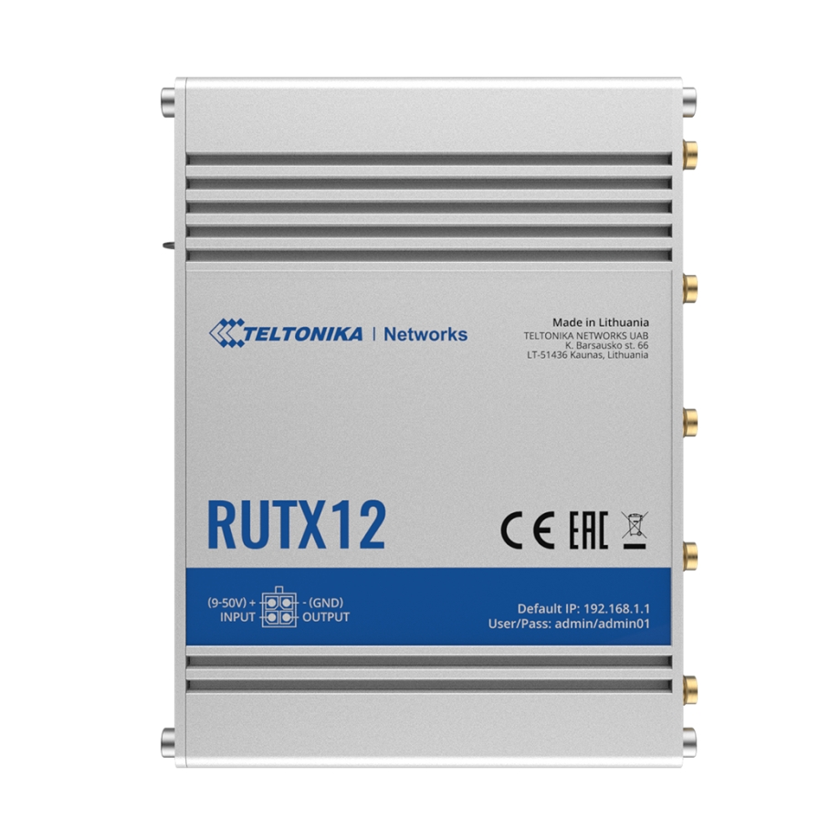 Teltonika RUTX12 Dual LTE Cat6-reititin