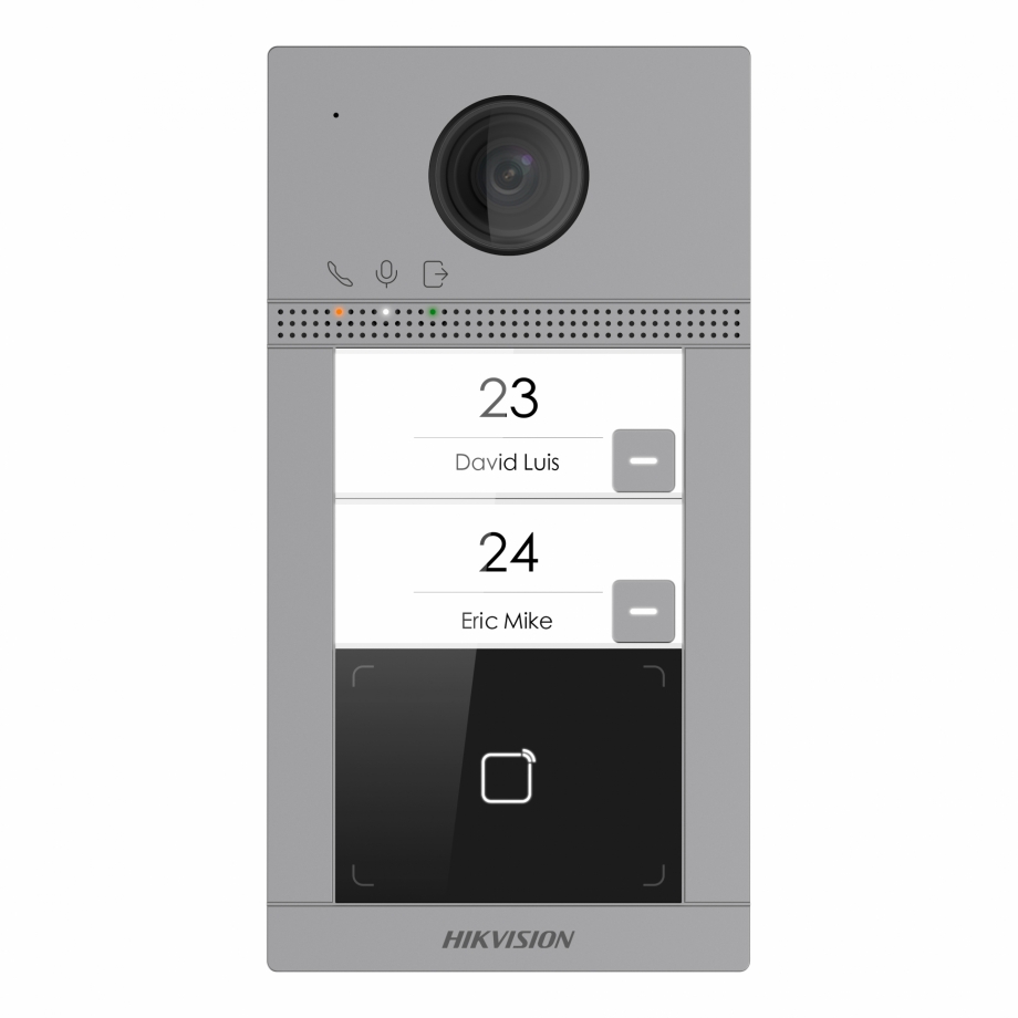 HikVision 2 Painikkeet Metalli Villa Door Station DS-KV8213-WME1