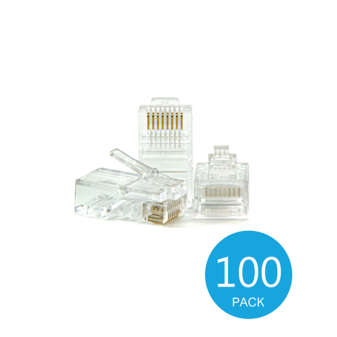 RJ45 liitin Cat5e 100-pack