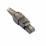 RJ45 Toolless Connector Cat6 musta