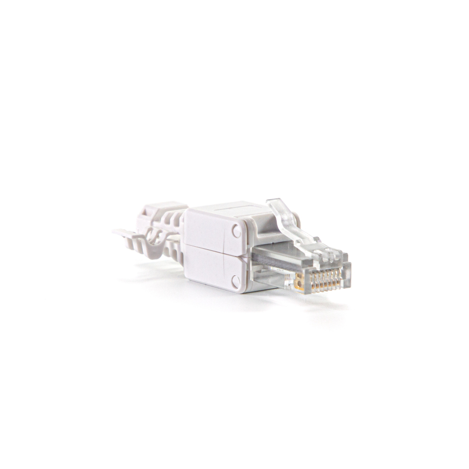 RJ45 Toolless Connector UTP Cat6A valkoinen