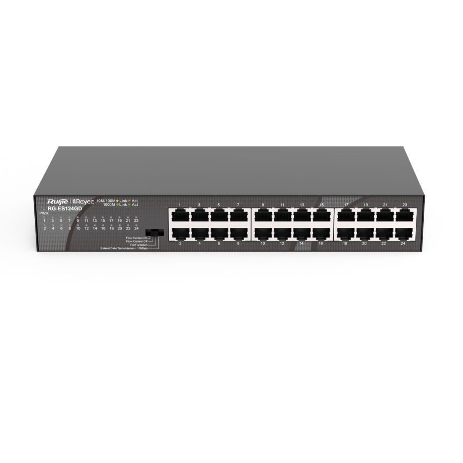 Reyee 24-Port Gigabit Unmanaged Desktop Switch