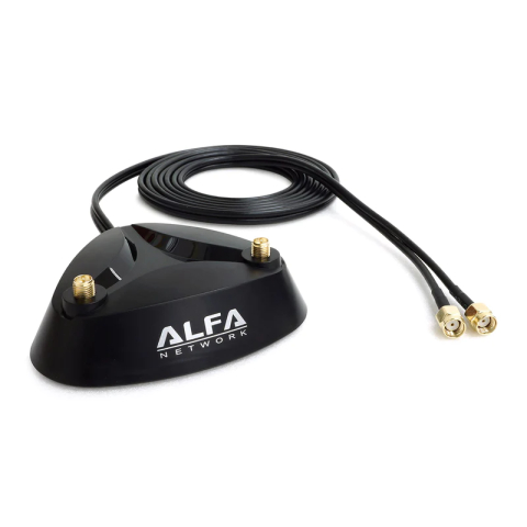 Alfa magneettinen jalusta kahdelle antennille ARS-AS02T