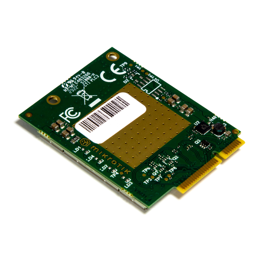 MikroTik mini-PCIe 4G LTE6 modeemi moduuli