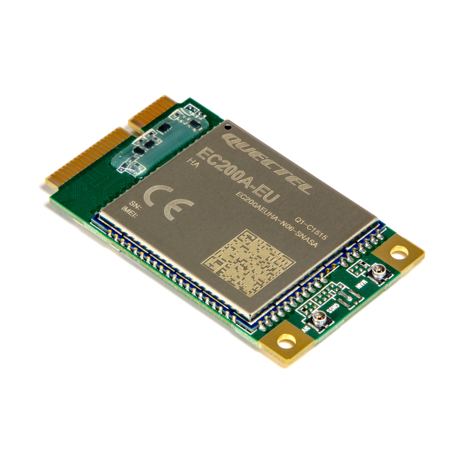 MikroTik mini-PCIe 4G LTE modeemi moduuli