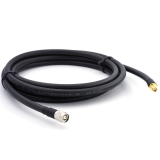 SMA Male / RP-TNC Male 20m koaksiaalikaapeli — elastinen HF-400-UF (vastaa LMR400 UF UltraFlex)